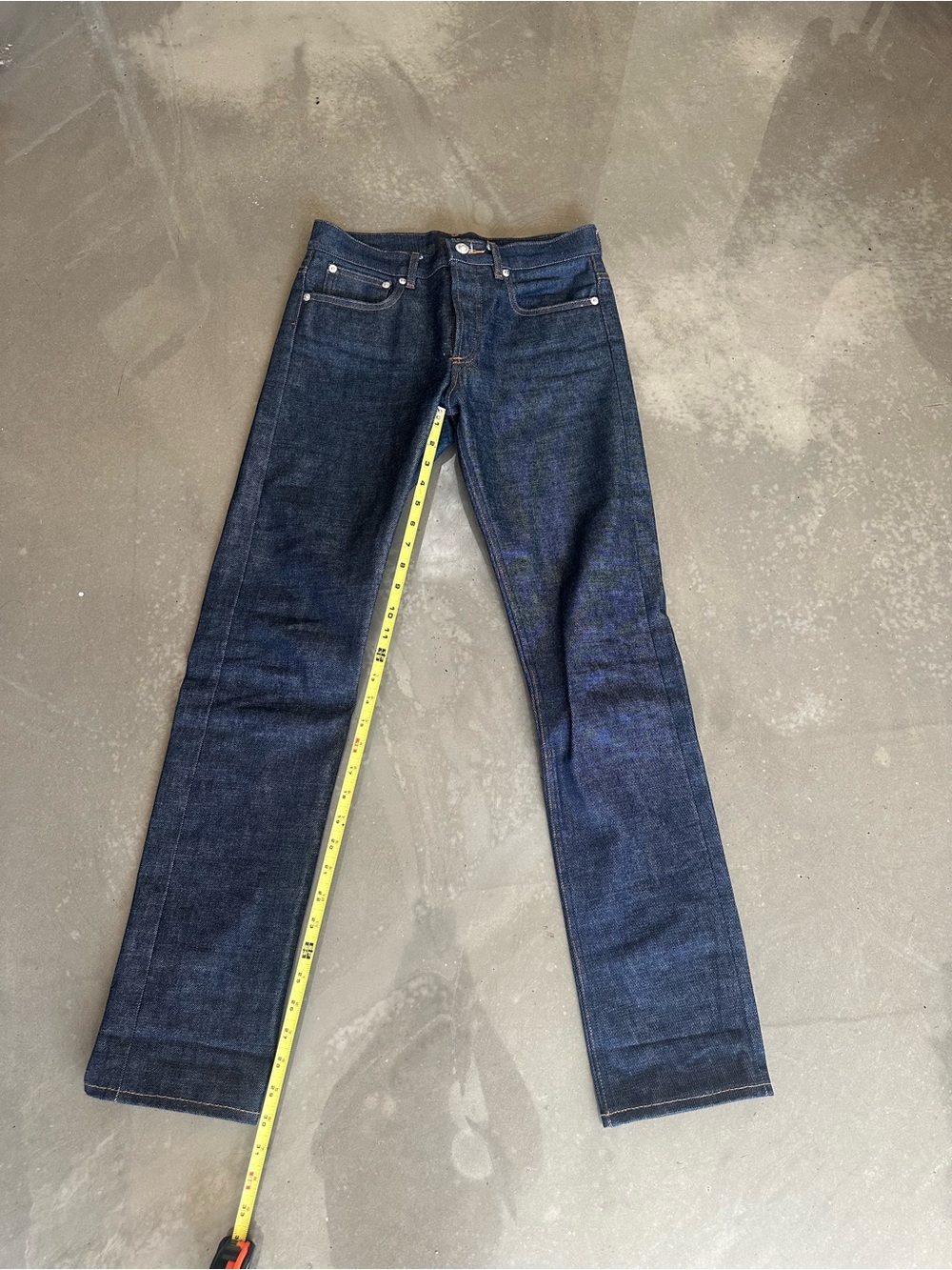 A.P.C. Raw Indigo Slim Straight Jeans